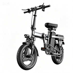 IScooter EB1 Vélo Électrique Moteur 500W Batterie Lithium 36V 7.8AH Vélo Urbain Grande Vitesse 25KM <span class=keywords><strong>Pliable</strong></span> 14 Pouces Frein à Disque pour Adultes - Product Image 5