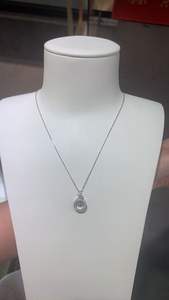 จี้มอสซาไนต์แฟชั่นทันสมัย ขนาดเล็ก สไตล์จีน 0.5 กะรัต สี D เงินแท้ ประณีต หรูหรา พรีเมียม สร้อยคอเครื่องประดับมอสซาไนต์ - Product Image 6