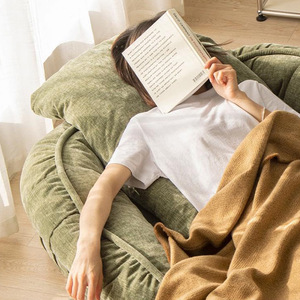 Canapé-lit pliable multifonctionnel, rembourrage en mousse ronde, convertible pour chambre à coucher, balcon, adultes, enfants, animaux domestiques - Product Image 1