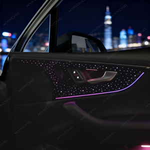 Pour <span class=keywords><strong>Audi</strong></span> Q7 2020 2025 LED voiture lumière ambiante éclairage intérieur symphonie plafonnier pour éclairage ambiant avec des caractéristiques colorées - Product Image 4