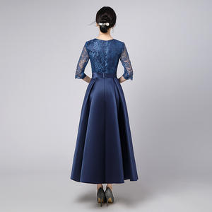 Vestido de Noche de Encaje Ajustado para Presentadora, Elegante Falda Larga para Boda, Fiesta o Ceremonia Anual - Product Image 4