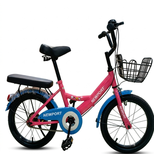 Bicicletas Infantiles Populares con Descuento, Edades 5-8, Cuatro Ruedas, Cuadro de Acero, Una Velocidad, con Pedales Ordinarios y Ruedas de Entrenamiento - Product Image 1