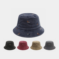 Chapeau Bob Japonais Vintage en Coton Lavé avec Logo Personnalisé 100% Coton Respirant pour l'Extérieur Vente en Gros