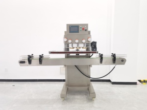 Haute efficacité <span class=keywords><strong>Auto</strong></span> Six têtes bouteilles en plastique bocal en verre couvercle de pulvérisation bouchon capsulage vissage étanchéité fermeture Machine - Product Image 6