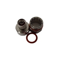 Connecteur coaxial Rf à pince mâle 50ohm N pour câble d'alimentation en mousse 7/8 "(flexible)