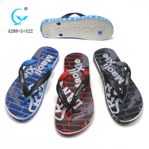 New Design Personalized Rubber Pvc Pu Chappals <strong>Boy</strong> Home Shoes Beach slippers Men <strong>Flip</strong> <strong>Flops</strong> - Product Image 1