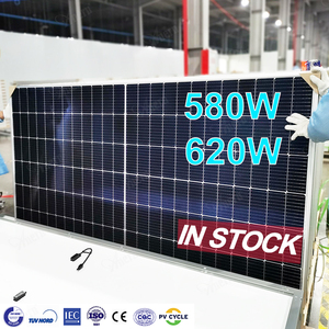 12Vソーラーパネルキット24V Panouri FotoboltaiceパネルソーラーDe 500w 720w 800w黒透明ソーラーパネルインバーターシステム用 - Product Image 2
