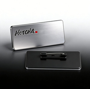 <span class=keywords><strong>ป้าย</strong></span><span class=keywords><strong>ชื่อ</strong></span>เงินหรูหรา<span class=keywords><strong>แบบ</strong></span>กำหนดเอง ผลิตจากโรงงาน สำหรับการระบุตัวตนองค์กรและการส่งเสริมแบรนด์ - Product Image 1