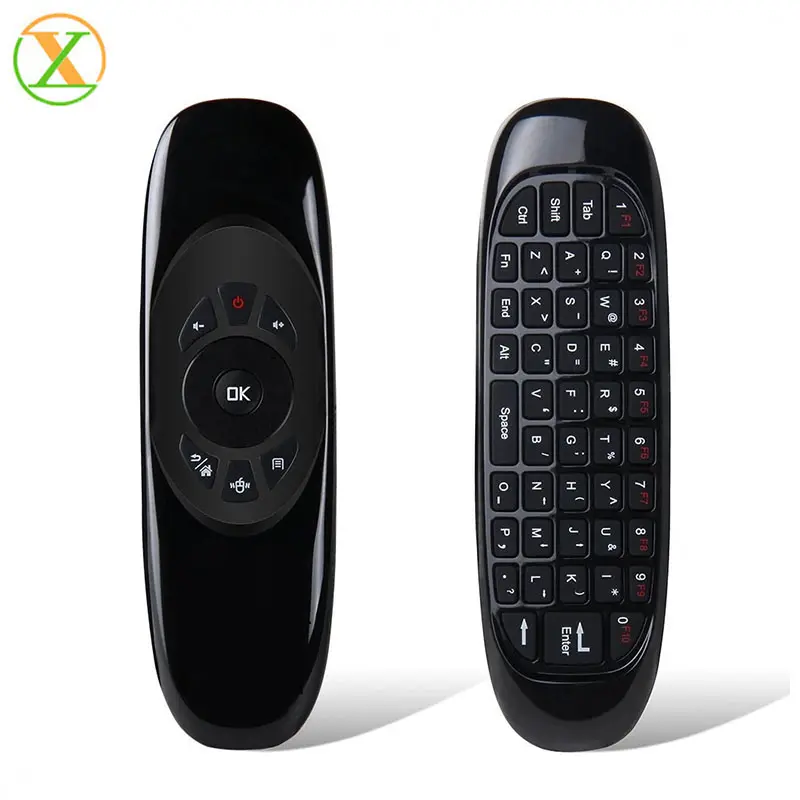 C120 2.4G Mini Wireless Gyroscope Air Fly Mouse Universal Remote Control With USB Receiver Russian English Version For Smart tv