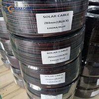 Cable solar certificado TUV DC PV de cobre doble 4MM2 6MM2 Cable solar 2X16MM2 Cable solar