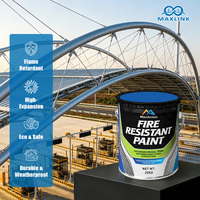 Pintura Ignífuga de Grado Industrial para Exteriores de Edificios de Acero, Revestimiento Intumescente Retardante de Tipo Especial