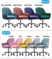 Vente chaude Chaise De Bureau Fauteuil Roulant Fauteuil Rotatif Velours BAR Velours Chaise De Bureau À Domicile