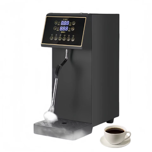 Montalatte e Vaporizzatore Elettrico Commerciale in Acciaio Inox <span class=keywords><strong>Nero</strong></span> da 6L, 2500W 220-240V, Scaldalatte per Caffetterie - Product Image 1