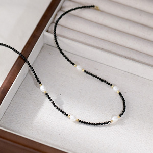 Collar de Plata de Ley S925 con Perla en Forma de Corazón, Lujoso y Exclusivo, Cadena para Clavícula con Forma de Corazón, Gargantilla de Moda Y00478 - Product Image 4