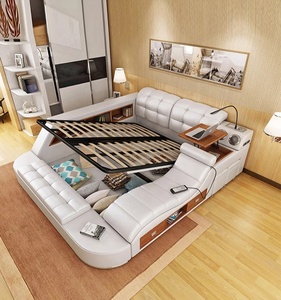 Главная спальня Роскошная интеллектуальная технология роскошная кровать размера «king-size» многофункциональная умная кровать размера «king-size» - Product Image 2