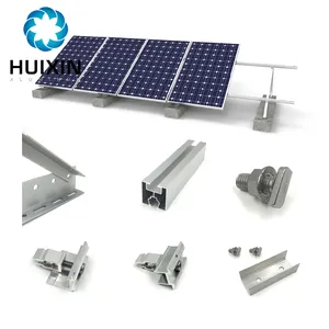 Adjustable Aluminum Solar Panel Support Triangle Flat Roof Mounting System