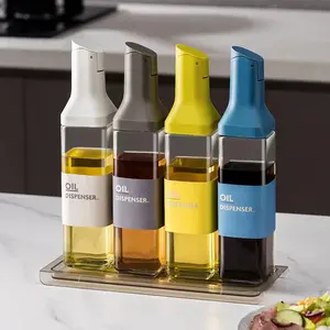 Nieuwe Producten Luxe 500Ml Olijfolie Dispenser Fles Sojasaus Azijn Keuken Mason Pot