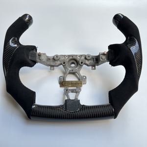 CCExcellent <span class=keywords><strong>ราคา</strong></span>โรงงานที่มีความเงาคาร์บอนไฟเบอร์ F1รูปร่างนิ้วหัวแม่มือจับสำหรับนิสสัน<span class=keywords><strong>370z</strong></span> คาร์บอนไฟเบอร์พวงมาลัย - Product Image 1