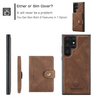 Étui magnétique intelligent à fermeture automatique pour Samsung Galaxy S20 S21 S22 S23 Ultra NOTE 20 ULTRA 10+ Housse portefeuille en cuir