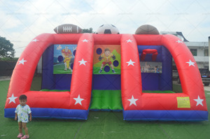 Giochi Interattivi <span class=keywords><strong>Gonfiabili</strong></span> Commerciali per Bambini da Esterno, Giochi <span class=keywords><strong>Sportivi</strong></span> <span class=keywords><strong>Gonfiabili</strong></span> 3-in-1 per Carnevale - Product Image 6