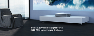 Projecteur <span class=keywords><strong>Laser</strong></span> Wupro X <span class=keywords><strong>VAVA</strong></span> <span class=keywords><strong>UST</strong></span> Ture <span class=keywords><strong>4K</strong></span> UHD 2500ANSI Lumens Home cinéma Ultra courte portée 3D projecteur Android intelligent - Product Image 3