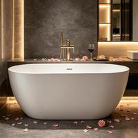 Baignoire autoportante en acrylique de qualité commerciale Raison pour hôtel, certifiée CUPC/CE, idéale pour la douche et le spa, vente en gros