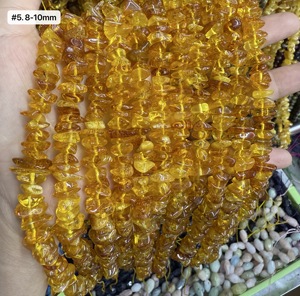 Gemya Bán Buôn Tự Nhiên Chất Lượng Cao Hổ Phách Hình Dạng Không Thường Xuyên Hạt Đá Quý Lỏng Hạt Đối Với Trang Sức Làm DIY - Product Image 3