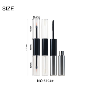 Jinze đôi cuối Mascara rỗng Chai Hai mặt son bóng Ống lipmatte 2 in1 <span class=keywords><strong>Duo</strong></span> Son bóng <span class=keywords><strong>container</strong></span> - Product Image 6