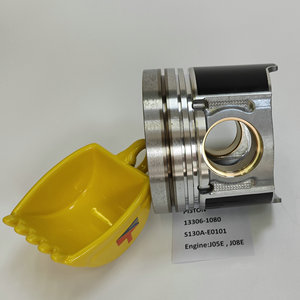 ลูกสูบเครื่องยนต์ดีเซล 13306-1080 S130A-E0101 สำหรับเครื่องกำเนิดไฟฟ้า J05E <span class=keywords><strong>JO8E</strong></span> - Product Image 3