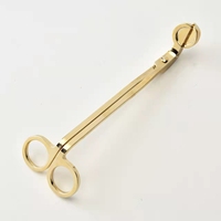 Ciseaux à mèche de bougie en acier inoxydable poli, coupe-mèche, accessoires pour bougies