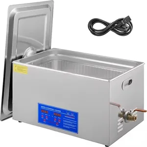 Stainless Steel 1.3/2/3/6/10/15/22/30L Industrial Ultrasonic Cleaner With Digital Timer&Heater