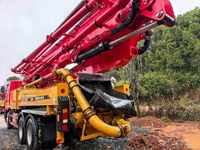 Camión Bomba de Concreto Diésel Usado SANY SYM5300THBFS 2024, Chasis de Alta Eficiencia de Trabajo 125M/H, Motor en Excelentes Condiciones