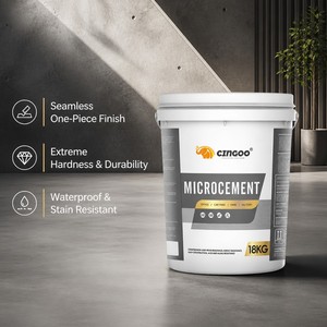CINGOO Microcemento de Alto Rendimiento <span class=keywords><strong>para</strong></span> Paredes y Suelos, Excelente con Múltiples Efectos y Colores, Pintura Artística de <span class=keywords><strong>Cemento</strong></span> - Product Image 1