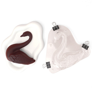 Suministro puntual directo de fábrica, molde para hornear de simulación de Chocolate de plástico respetuoso con el medio ambiente, Chocolate de modelado de cisne - Product Image 5