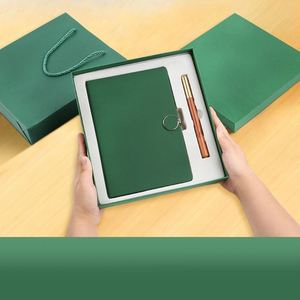 Wholesale Custom Leather Journal <b>Diary</b> <b>Notebook</b> Set Luxury Business Office Promotional Corporate Gift Items With Pen - Product Image 4