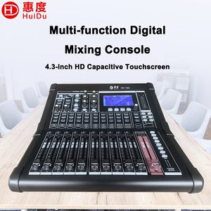 Mezclador Digital <span class=keywords><strong>de</strong></span> 8 Canales HD-8S, Consola <span class=keywords><strong>de</strong></span> Audio Profesional, Mezclador con Pantalla Táctil <span class=keywords><strong>de</strong></span> 4.3 Pulgadas, Faders Motorizados, Mezclador <span class=keywords><strong>para</strong></span> <span class=keywords><strong>DJ</strong></span> <span class=keywords><strong>de</strong></span> Escenario - Product Image 1