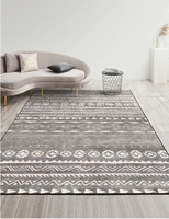 Tapis tissés à la machine pour salon et chambre à coucher, style moderne et minimaliste, tapis de table basse, tapis de chevet