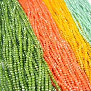 ลูกปัดแก้วคริสตัลทรงไบโคนขนาด 3 มม. สำหรับทำเครื่องประดับ สำหรับงานแลมป์เวิร์คและงานคริสตัล - Product Image 1