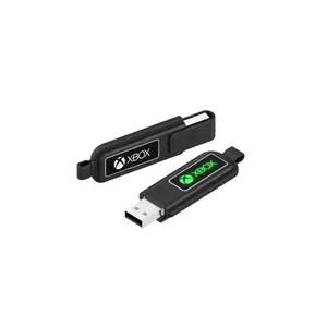 Pen Drive USB 3.0 2.0, Flash Drive kulit promosi bisnis murah 8GB 16GB 32 GB 64GB