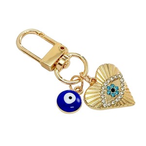 Chaveiro Criativo Olho do Diabo em Liga com Design de Gota de Óleo Estilo Sombrio Presente - Product Image 5