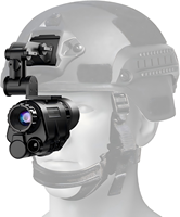 Monocular de Visión Nocturna Digital, Diseño de Tubo Único Combinable, Ergonómico, Manos Libres, Montaje en Casco, Iluminación Ultrabaja, CMOS
