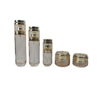 Flacons de produits de soin de la peau haut de gamme, crème de 50 g dans des flacons séparés, flacon d'essence en verre de style européen, flacon de lotion de 100 ml