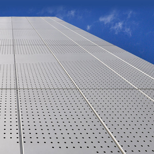 Vente directe usine – Panneau perforé en aluminium pour revêtement mural, façade et écran métallique découpé - Product Image 1