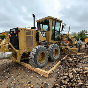 Грейдер Cat140H: Плавный и мощный грейдер Cat140, хит продаж в Шанхае. Купить подержанный грейдер Cat140K, ножи для грейдера. - Product Image 1