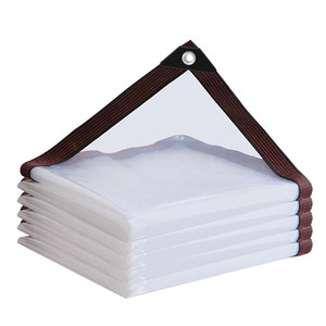 Lona Impermeable Rectangular Transparente DaringFish <span class=keywords><strong>de</strong></span> 0.1mm <span class=keywords><strong>de</strong></span> Grosor, Membrana Impermeable para Exteriores, Patio, Jardín, Invernadero - Product Image 2