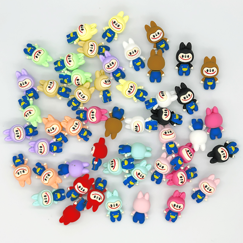 labubu silicone focal beads