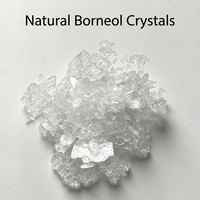 Poudre de cristal de borneol synthétique naturelle de haute qualité pour arômes industriels, arômes de tabac, parfums chimiques quotidiens, soins de la peau et savons