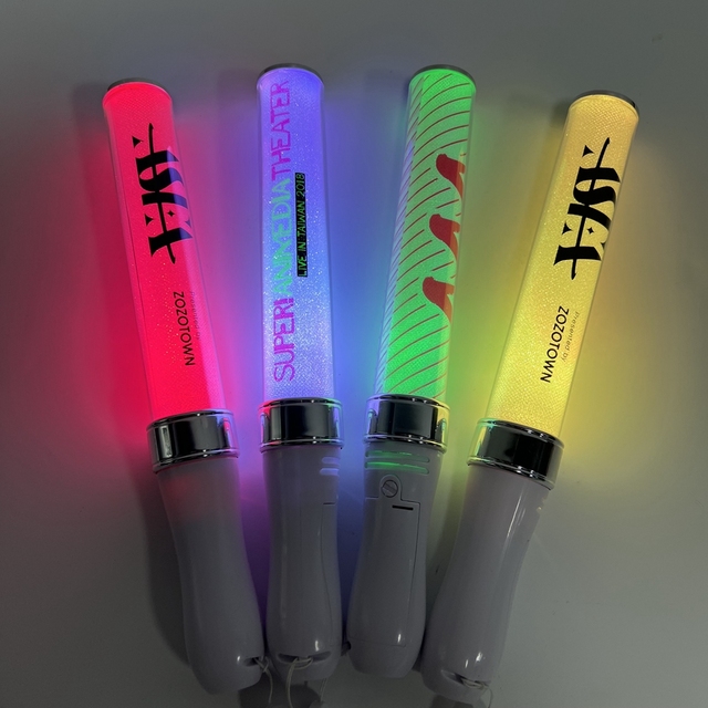 OEM ODM K-pop Official Customized DMX 512 Controller Cheering Baton Wand LED Stick With RGB Light up for Events Concert Party