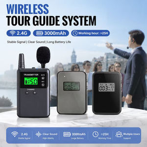 Système de guide audio multicanal sans fil pour conférences internationales et églises - Product Image 1