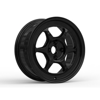 Fournisseur direct d'usine de jantes forgées monobloc à six branches noir foncé 18-24 pouces, PCD ET CB personnalisés pour BMW Audi Volkswagen